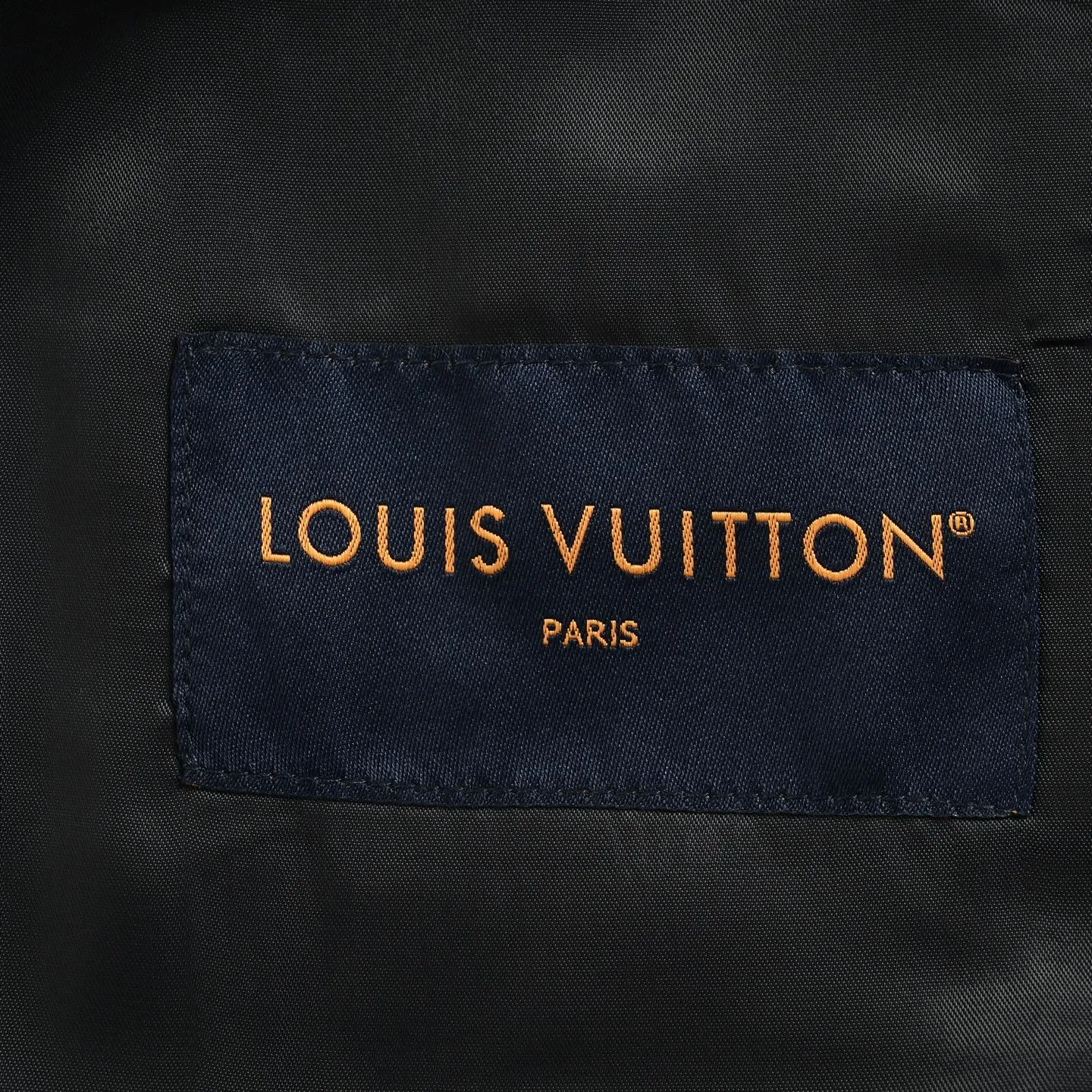 Louis Vuitton/Louis Vuitton checkerboard leather pocket blend work jacket